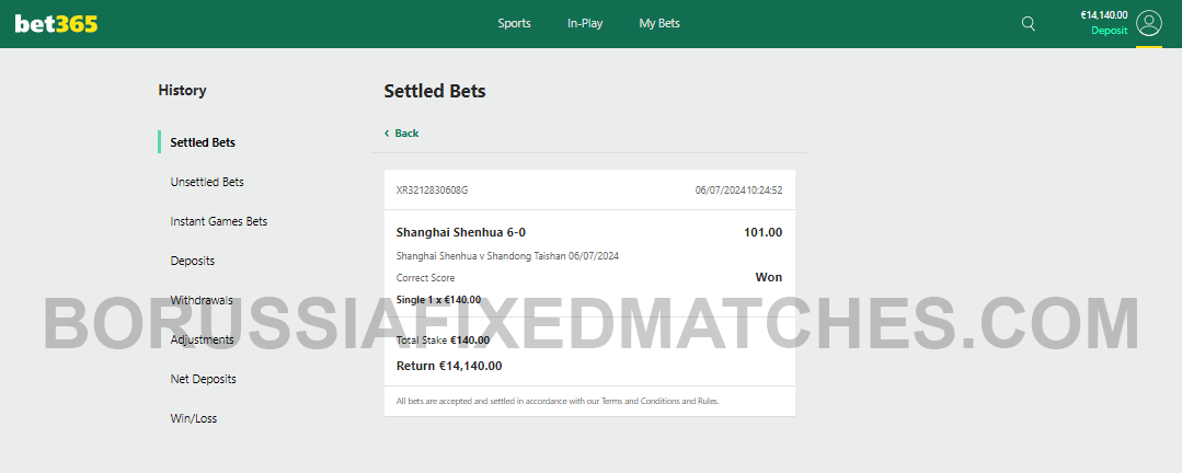 Fixed Matches Betting Tip